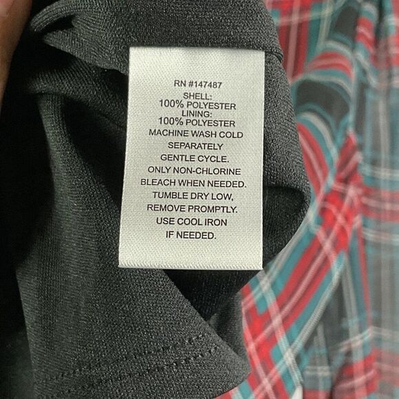 Draper James Rosanne Shift Dress in Georgia Plaid Belle Meade, NWT, Large - Picture 14 of 16